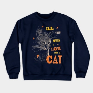 Love & Cats Crewneck Sweatshirt